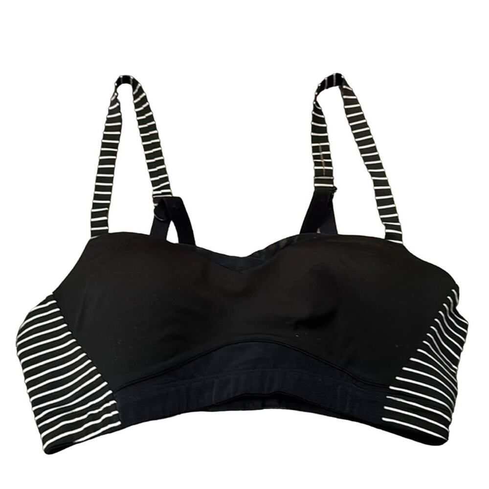 Brooks Moving Comfort Fineform Contour Cup Sports Bra Black Size 34C/D